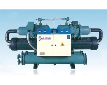 Semi-closed screw chiller